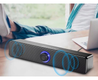 Zenwire Mini Soundbar Głośniki USB do Laptopa Komputera PC LED 18W - 1604671 - zdjęcie 3